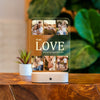 To my LOVE.... Photo Collage Valentine's Dat Gift Personalized Photo Collage Plaque Custom Collage Photo on Acrylic Unique Photo Night Light Ultimate Gift for Her