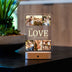 To my LOVE.... Photo Collage Valentine's Dat Gift Personalized Photo Collage Plaque Custom Collage Photo on Acrylic Unique Photo Night Light Ultimate Gift for Her