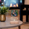 Custom Photo Song Plaque, Music Plaque, Valentine's Day Gift, Anniversary Gift, Night Light, Personalized Album Cover Plaque, Romantic Gift