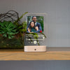 Custom Photo Song Plaque, Music Plaque, Valentine's Day Gift, Anniversary Gift, Night Light, Personalized Album Cover Plaque, Romantic Gift